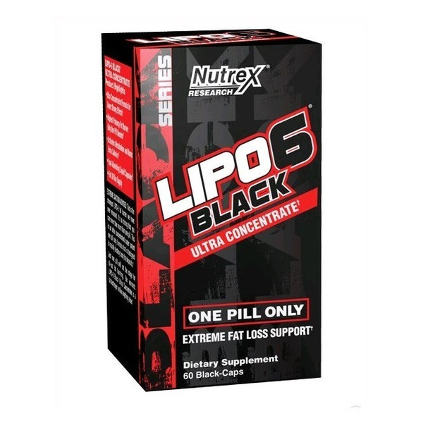 Жиросжигатель Nutrex Lipo-6 Black Ultra Concentrate, 60 капс - купить с ...