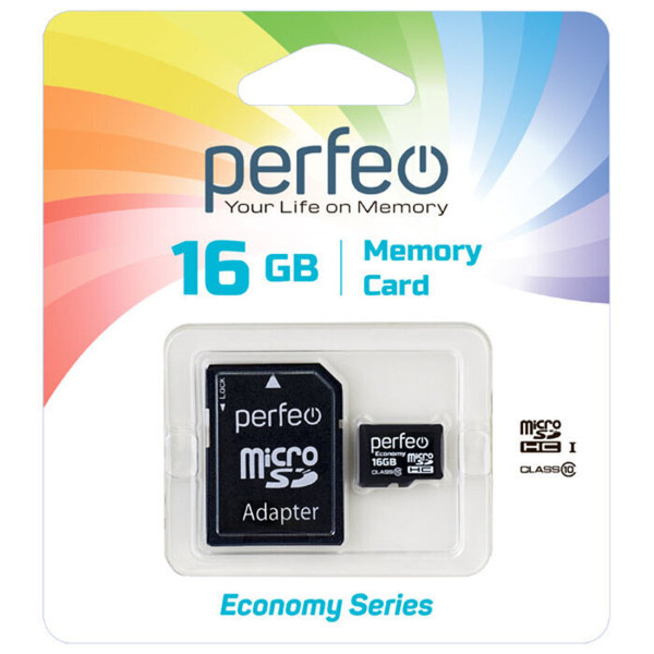 Perfeo Карта памяти Ultra Speed 16 ГБ (PF16GMCSH10AES) - купить с ...