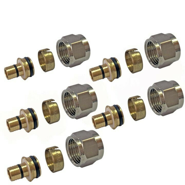 SFC-0026-162634 STOUT Фитинг компрессионный (евроконус) для труб PEX-AL ...