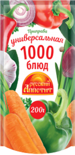 Приправа универсальная "1000 блюд" 200гр. х 5шт. Русский Аппетит ...