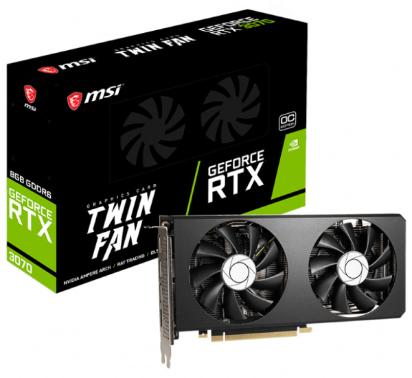 Видеокарта MSI GeForce RTX 3070, 12 ГБ GDDR6, GDDR6 - купить по низким ...