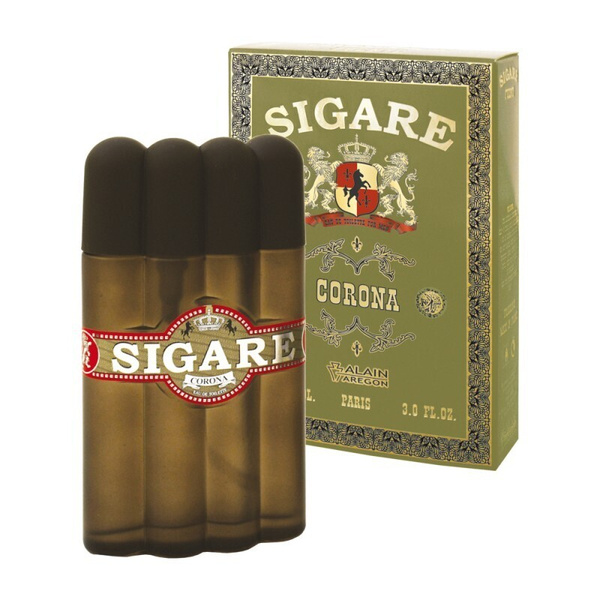 Alain Aregon / SIGARE CORONA 90 мл / Сигар корона / мужская туалетная ...
