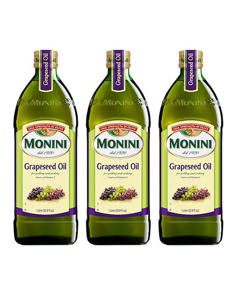 Масло Monini из Виноградных Косточек Grapeseed Oil 1 л. - 3 шт - купить ...
