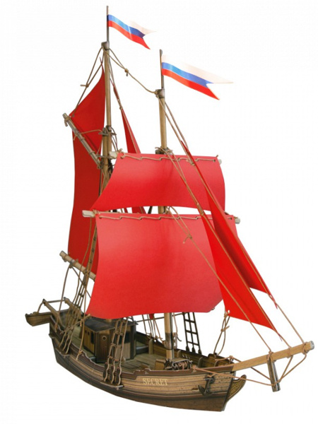 Сборная модель из картона Умная бумага 3D пазл Бригантина Корабли ...