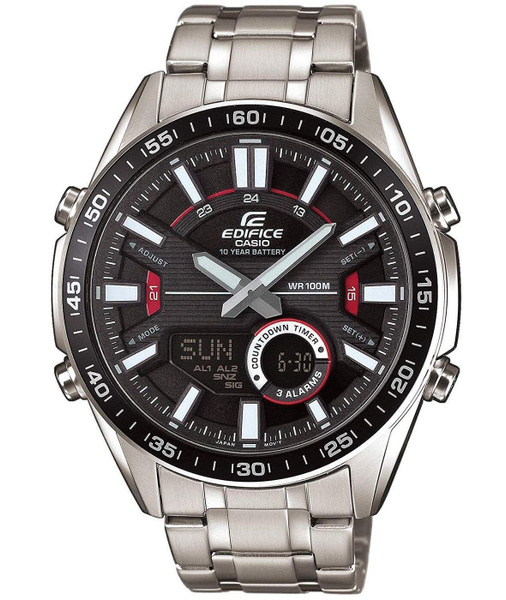 Часы наручные мужские японские Casio Edifice EFV-C100D-1A электронные ...