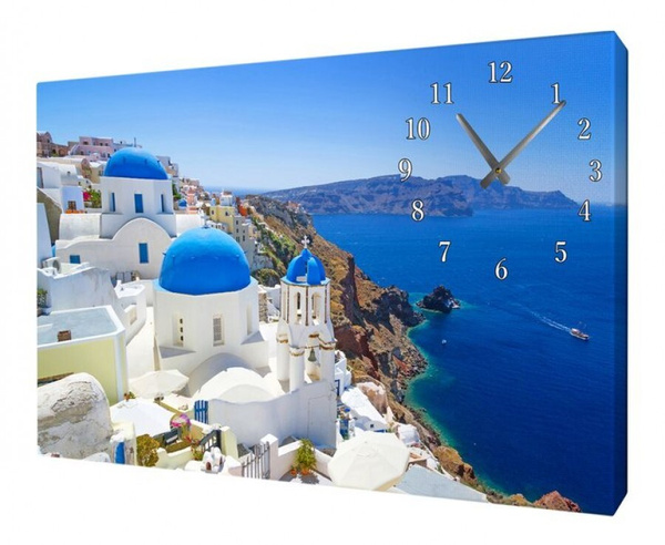 Часы на холсте настенные MWC-65 70х50 / Картина с часами / Часы на ...