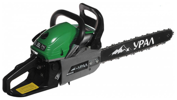 Бензопила цепная Урал БП-3800, мощная мотопила, бензиновая, шина и цепь ...