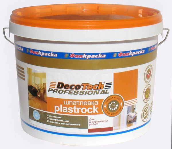 Финишная шпатлевка Decotech Professional Plastrock ,16 кг купить на ...
