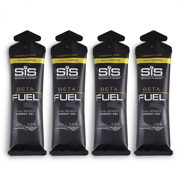 Гель энергетический SIS GEL BETA FUEL + NOOTROPICS Лимон&Лайм, 60мл 4шт ...