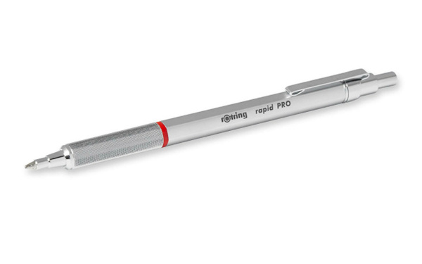 Ручка шариков. автоматическая Rotring rapid PRO (1904291) серебристый ...