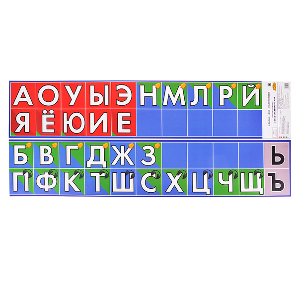 Плакат. Звукобуквенный ряд средний 340х830 978-5-9780-0485-4 - купить с ...