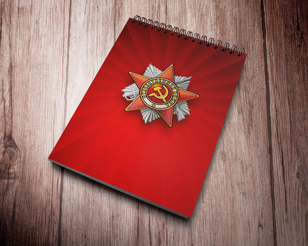 Блокнот А4 на пружине, 48 листов в клетку, альбом для заметок, тетрадь ...