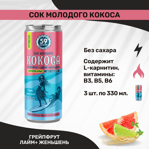 Напиток безалкогольный слабогазированный / Энергетик натуральный с ...