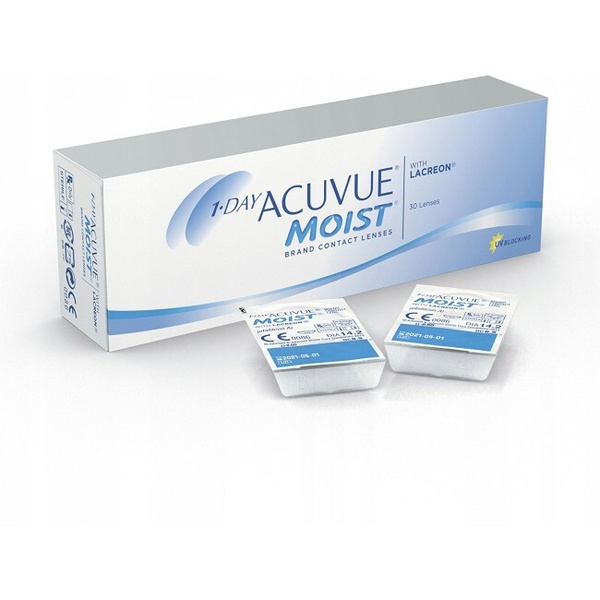 ACUVUE Контактные линзы 1_DAY MOIST, 30 шт., -5.75 / 8.5/ 1 день купить ...