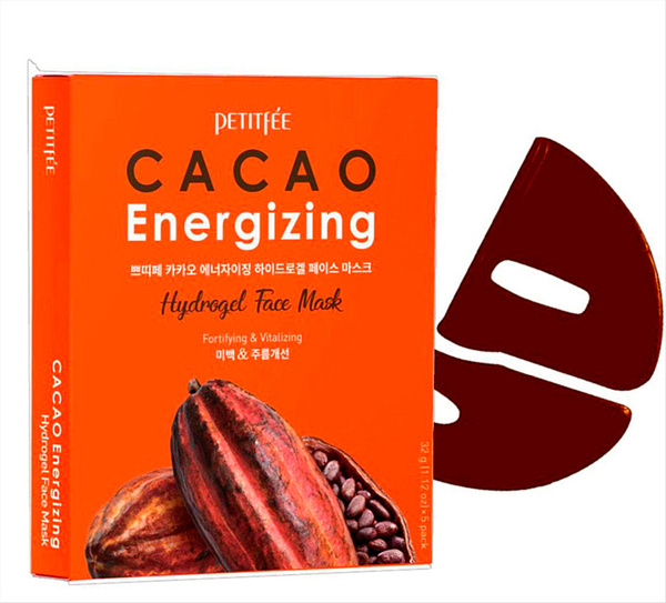 PETITFEE Маска для лица разглаживающая с экстрактом какао. Cacao ...