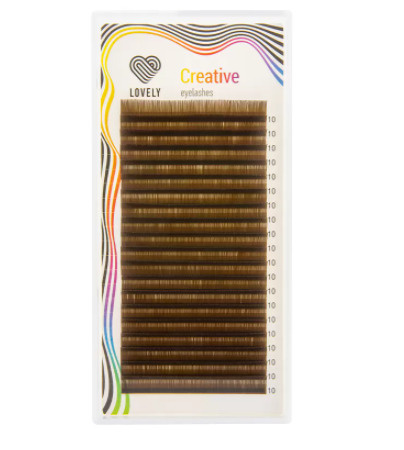 Ресницы Lovely (Лавли) Dark Brown 20 линий (C 0.10 14мм) - купить с ...