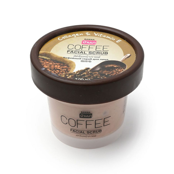 COFFEE Facial Scrub, Banna (Скраб для лица КОФЕ, Банна), 100 мл ...