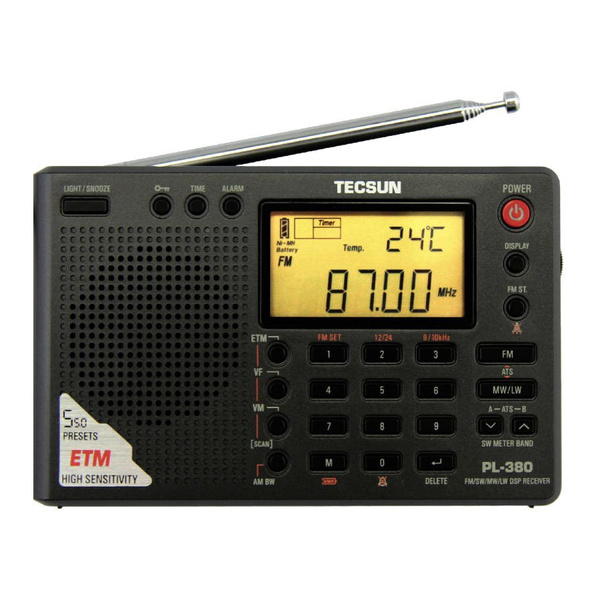 Радиоприемник Tecsun PL-380 Black купить по низкой цене с доставкой в ...