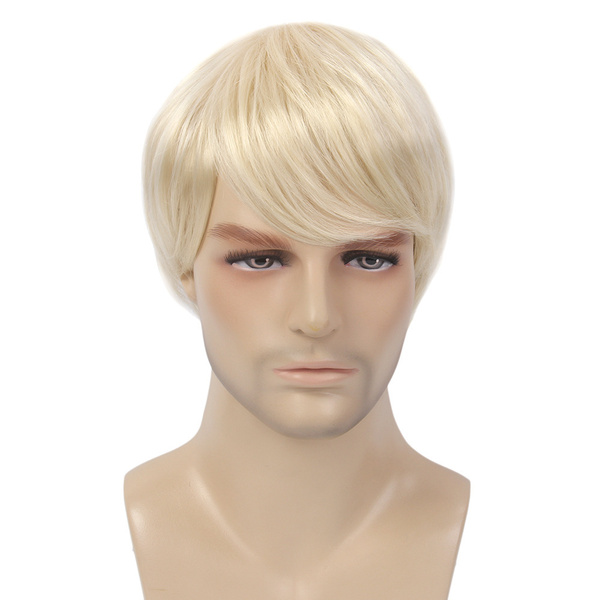 Мужской светлый парик с короткими волосами - купить по низкой цене в ...