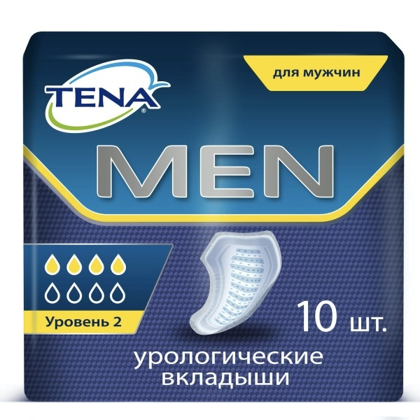 Прокладки урологические для мужчин Tena Men Level 2 Medium, 4 капли ...