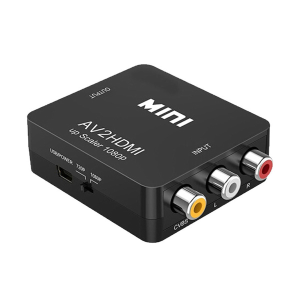 HD видео конвертер RCA (AV) на HDMI для подключения монитора/ ТВ ...