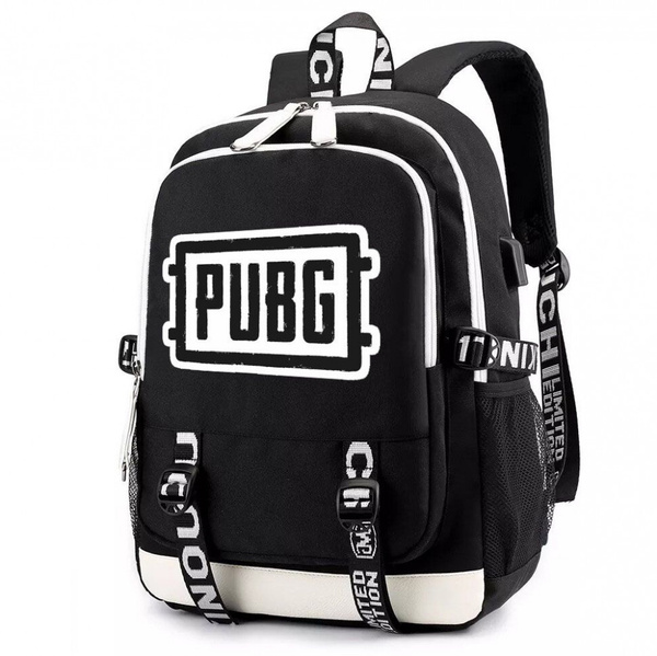 Рюкзак Пабг (Pubg) черный с USB-портом №1 - купить с доставкой по ...