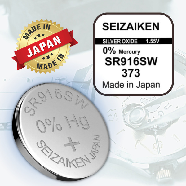 Батарейка часовая Seizaiken (Seiko) SR 916SW 373. Элемент питания для ...