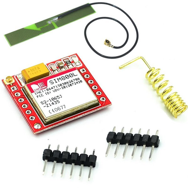 SIM800L GSM GPRS Module, миниатюрный GSM/GPRS модуль, сеть 2G, 4 ...