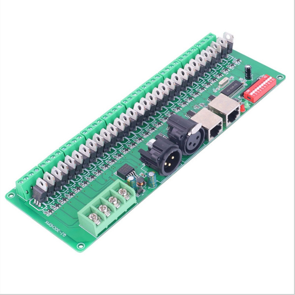 DMX декодер 30 каналов RGB светодиодные ленты Драйвер DMX 512 ...