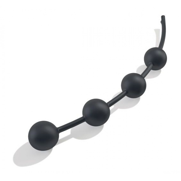 Большая анальная цепочка для электростимуляции Booty Garland L - 40 см ...