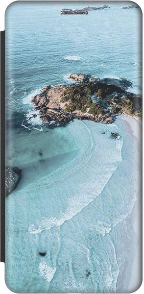 Чехол-книжка Одинокий остров на Infinix Hot 11 / Инфиникс Хот 11 черный ...