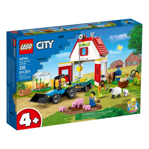 Конструктор LEGO City Ферма с животными - купить с доставкой по ...
