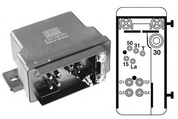 Подключение реле свечей накаливания Блок управления, время накаливания BERU GR073B - BERU арт. GR073B - купить по вы