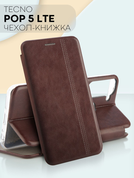 Чехол-книжка из экокожи на Tecno POP 5 LTE (Техно Поп 5 ЛТЕ / Текно Поп ...
