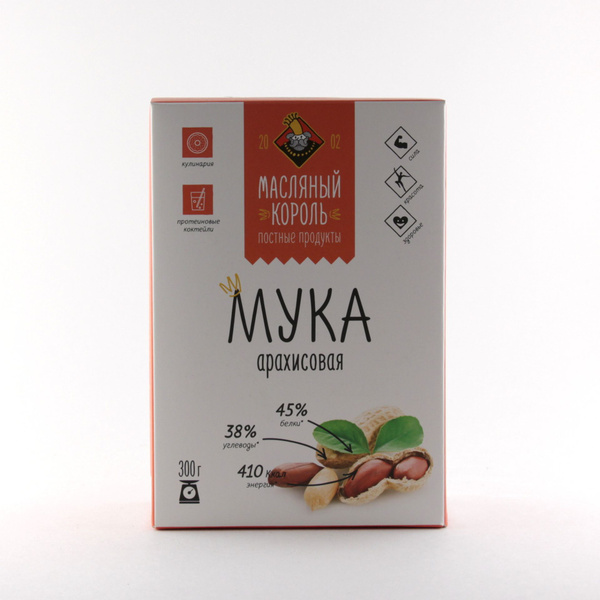 Масляный король Мука арахисовая, 300 г. - купить с доставкой по ...