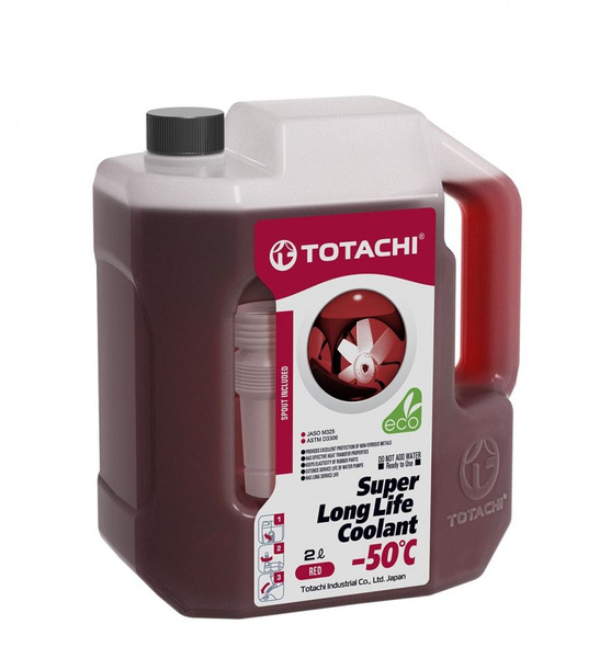 Антифриз TOTACHI SUPER LLC Red -50C, Готовый раствор купить по выгодной ...