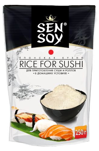 Sen Soy Рис для суши 250г - купить с доставкой по выгодным ценам в ...
