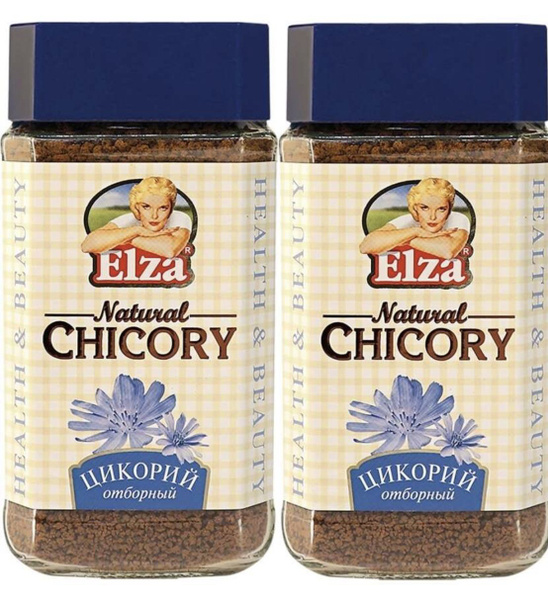 ELZA Natural Chicory / Цикорий Elza натуральный отборный 2 банки по ...