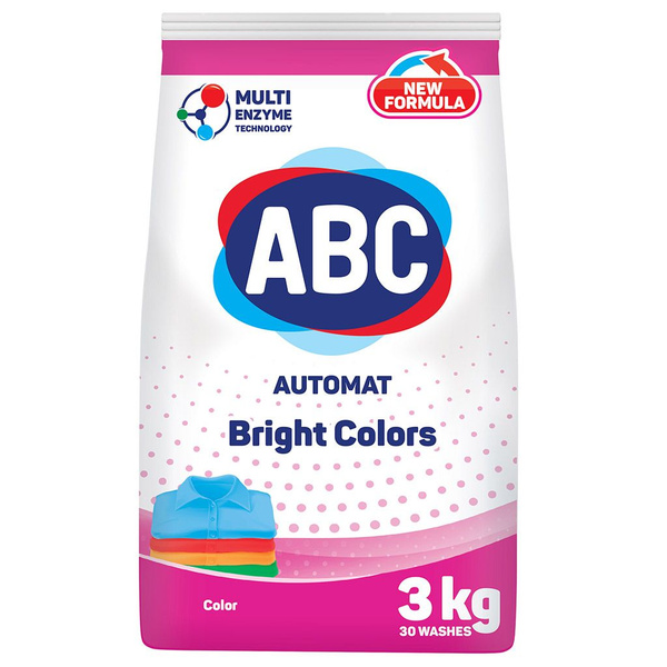 Стиральный порошок ABC Цветной 3000гр - купить с доставкой по выгодным ...