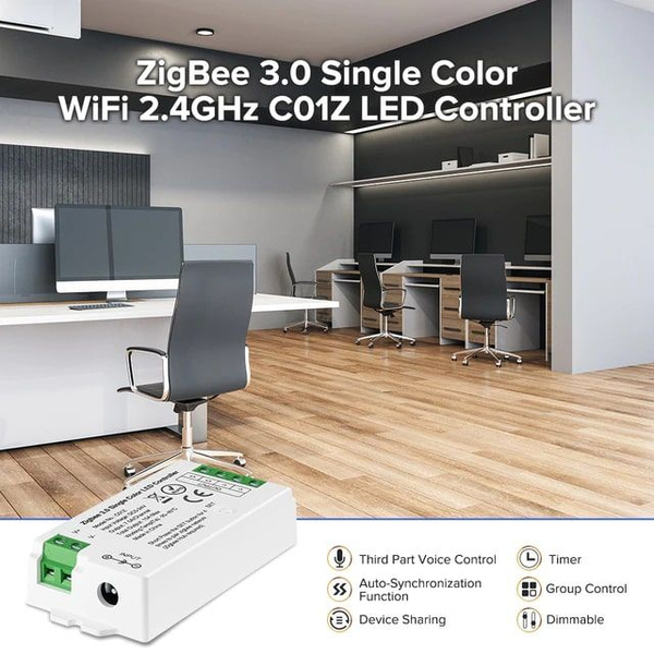 Светодиодный универсальный контроллер Tuya Zigbee, 3.0, подходит для ...