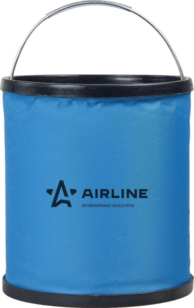 Ведро складное автомобильное 11л. синее (AIRLINE)