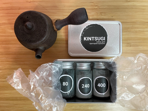 Kintsugi набор / Кинцуги набор для притирки крышки / Шлифовальный ...