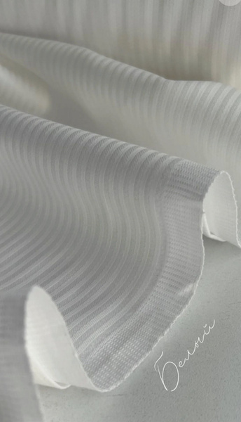 Страйп сатин "Белый" - купить с доставкой по выгодным ценам в интернет ...