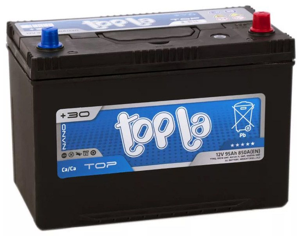 Аккумулятор автомобильный 12v 95 Ah Topla Top JIS 6СТ-95 Ah 850 А ...