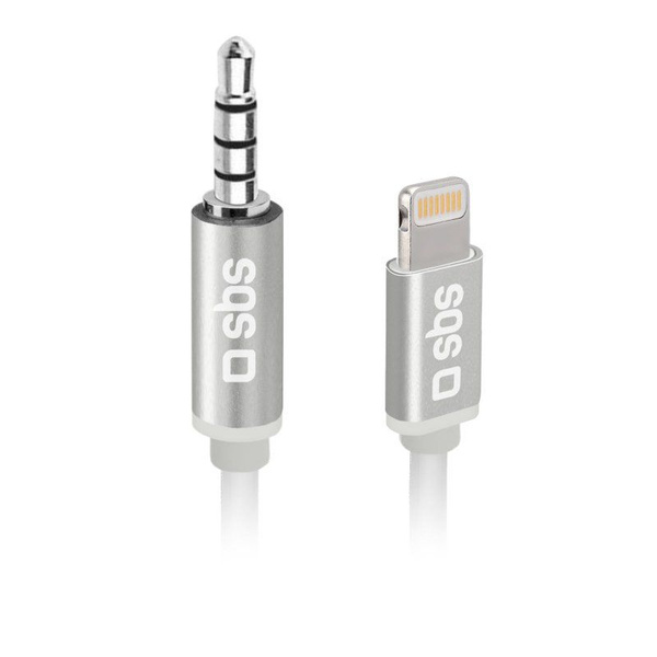 Кабель Apple Lightning, 3.5 мм SBS TEADAPTIPJACK35W - купить по низкой ...