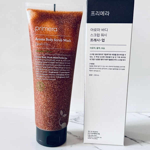 PRIMERA Скраб для тела освежающий, корея (230мл) Aroma Bode Scrab Wash ...