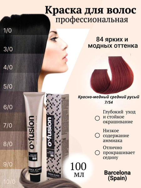 Aidha Klher Профессиональная краска для волос O'fusion BB-hair ...