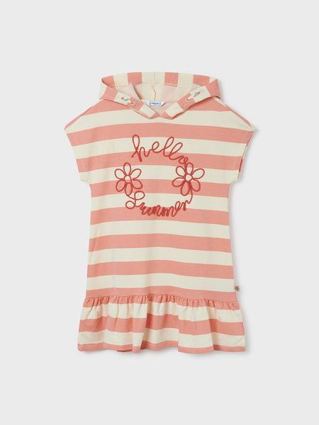 Платье для девочки Mayoral, цвет: коралловый. 6932_53. Размер 12 (152 ...