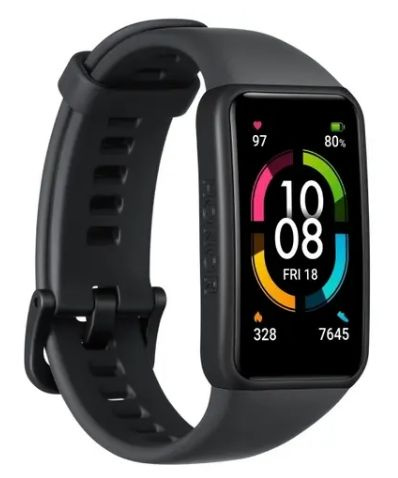 Honor Фитнес-браслет Band 6_385, черный - купить с доставкой по ...
