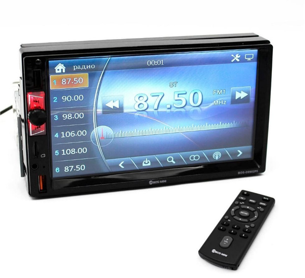 Автомобильная магнитола 2 Din,Магнитола с экраном Bos-Mini2 DIN ...